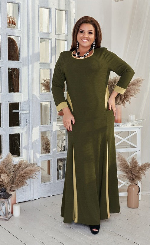 Kleid in Grün locker