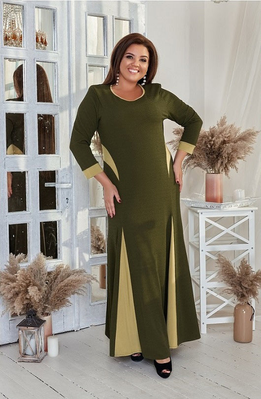 Kleid in Grün locker