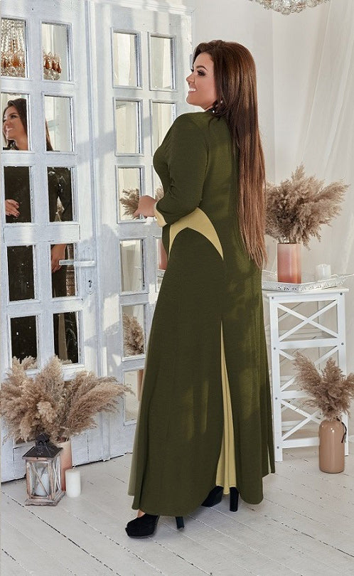 Kleid in Grün locker