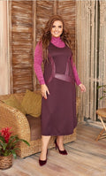 Trägerkleid in Lila