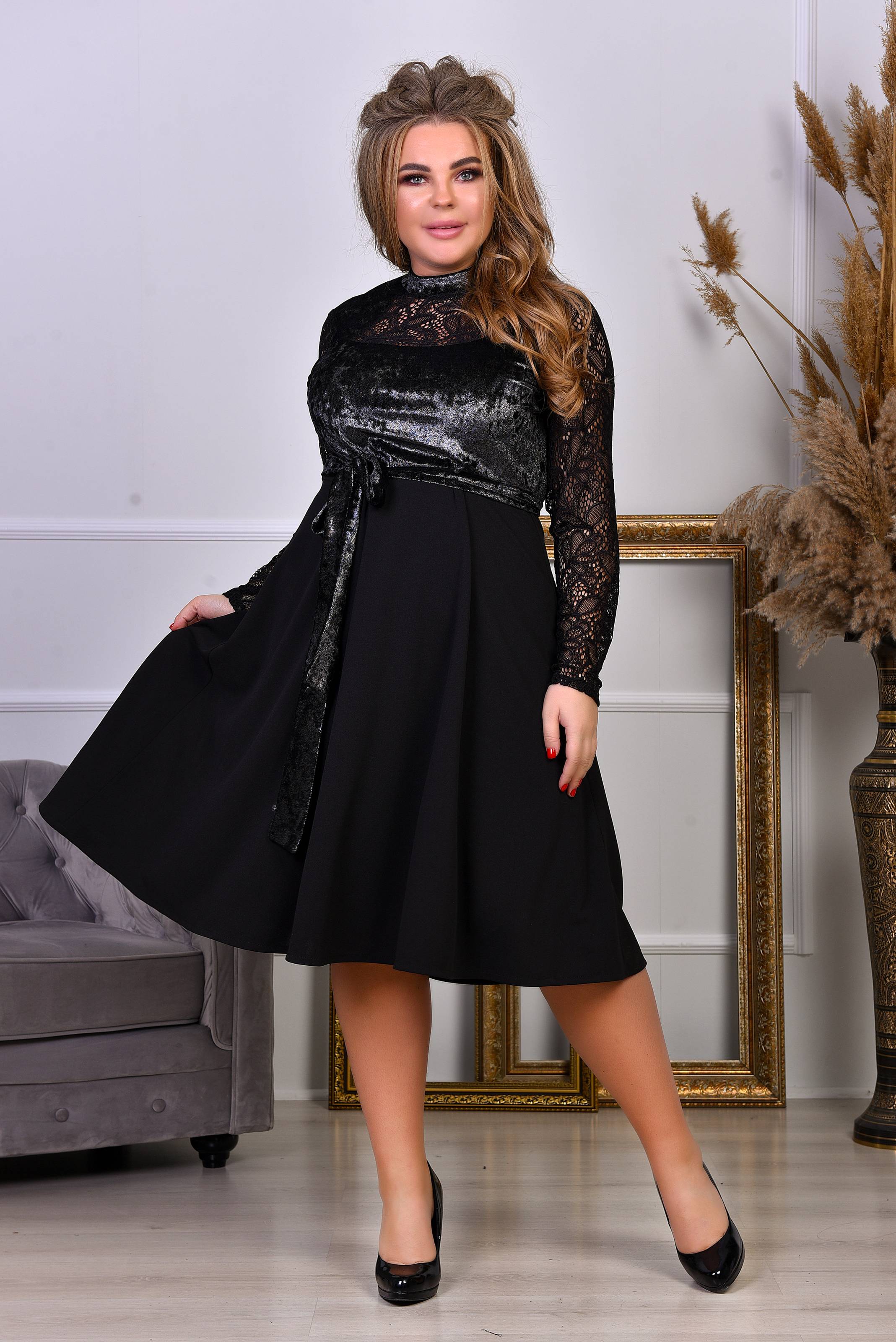 Abendkleid in Schwarz