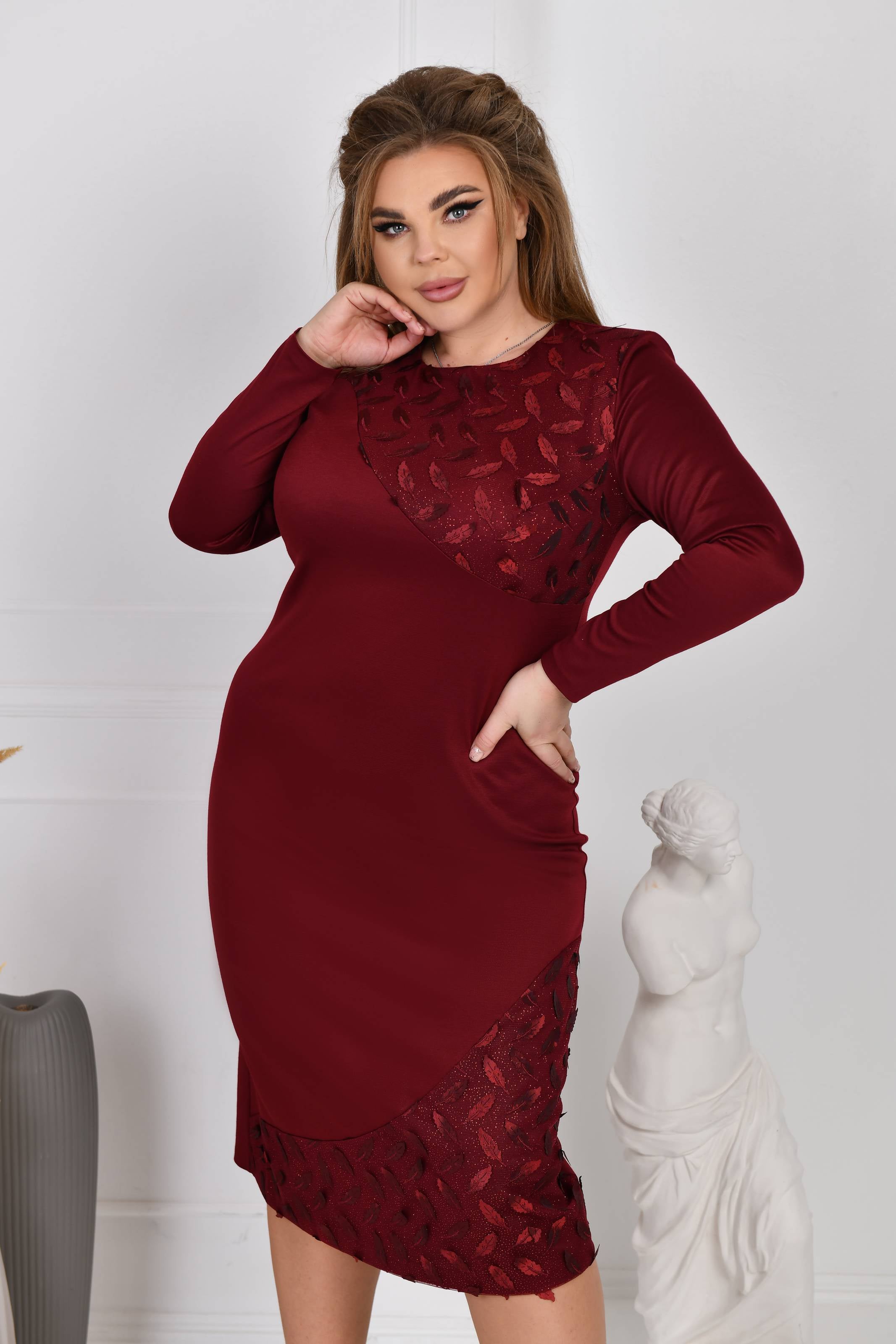 Kleid in Rot