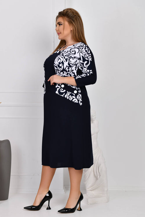 Abendkleid in Blau