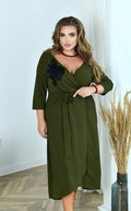 Abendkleid in Grün