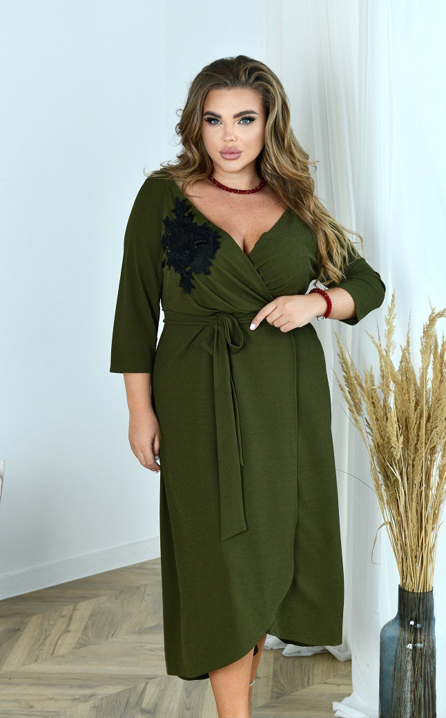 Abendkleid in Grün