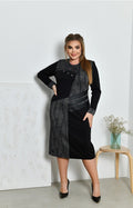 Kleid in Schwarz