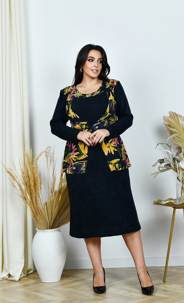 Kleid in Schwarz