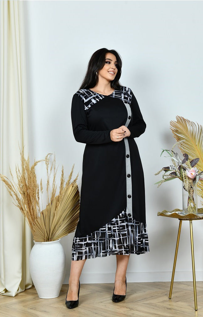 Kleid in Schwarz