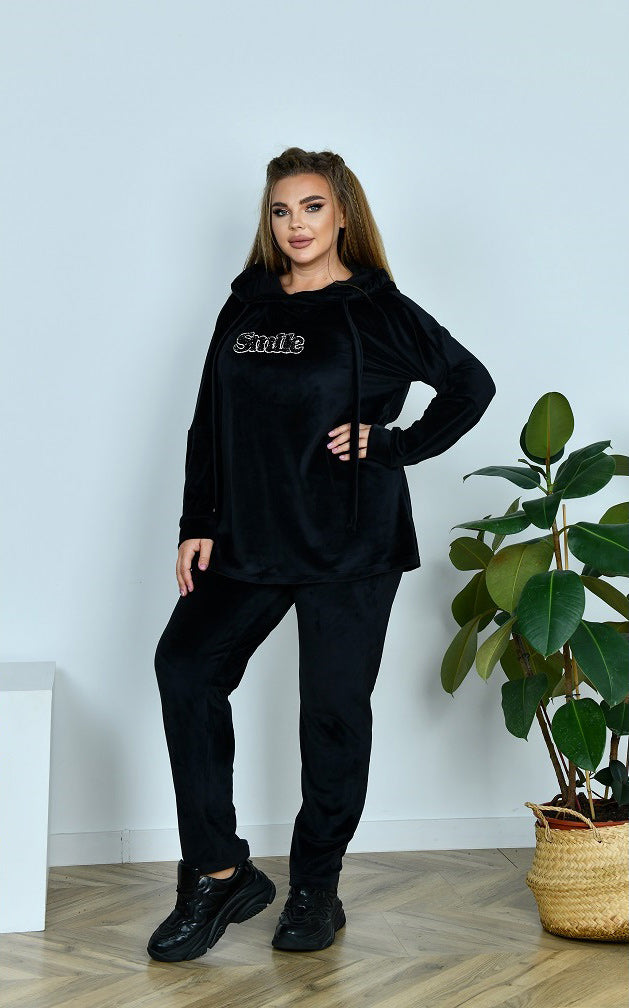 Sportanzug in Schwarz