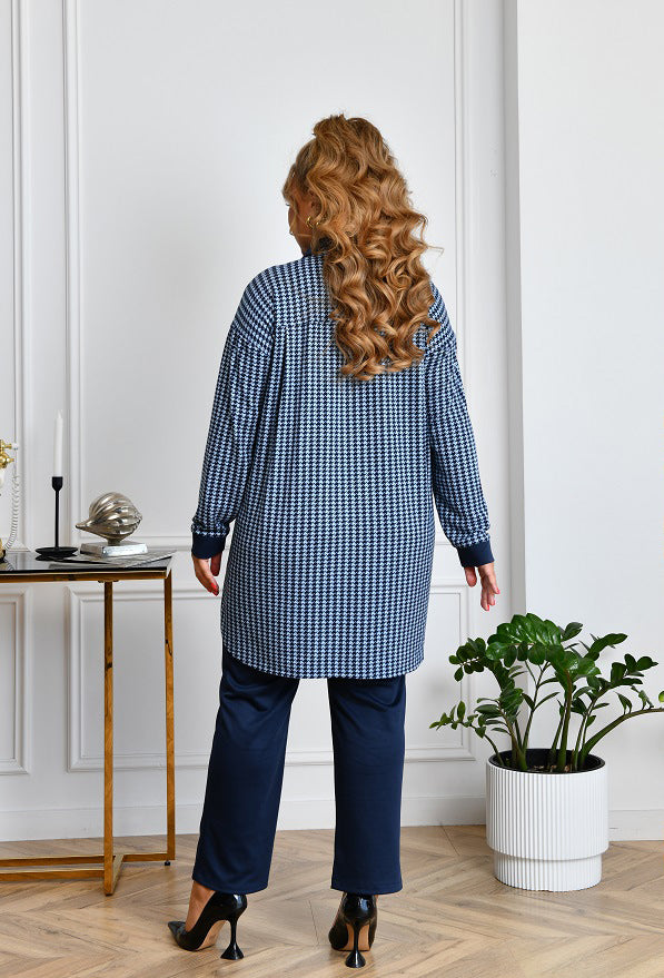 Zweiteiler in Blau