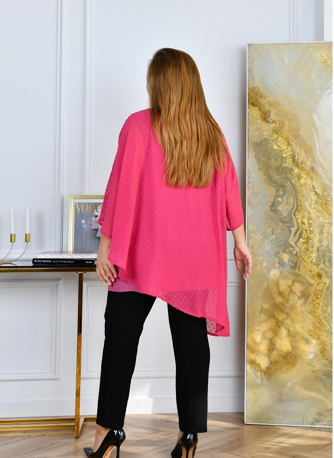 Zweiteiler in Pink