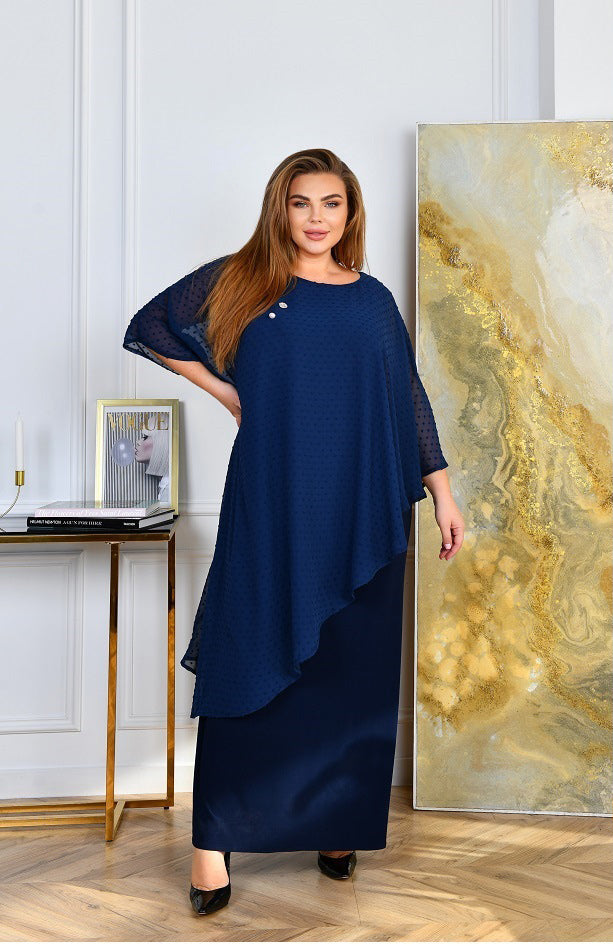 Zweiteiler in Blau