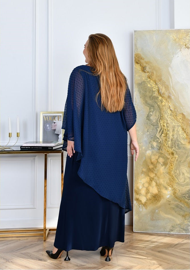 Zweiteiler in Blau