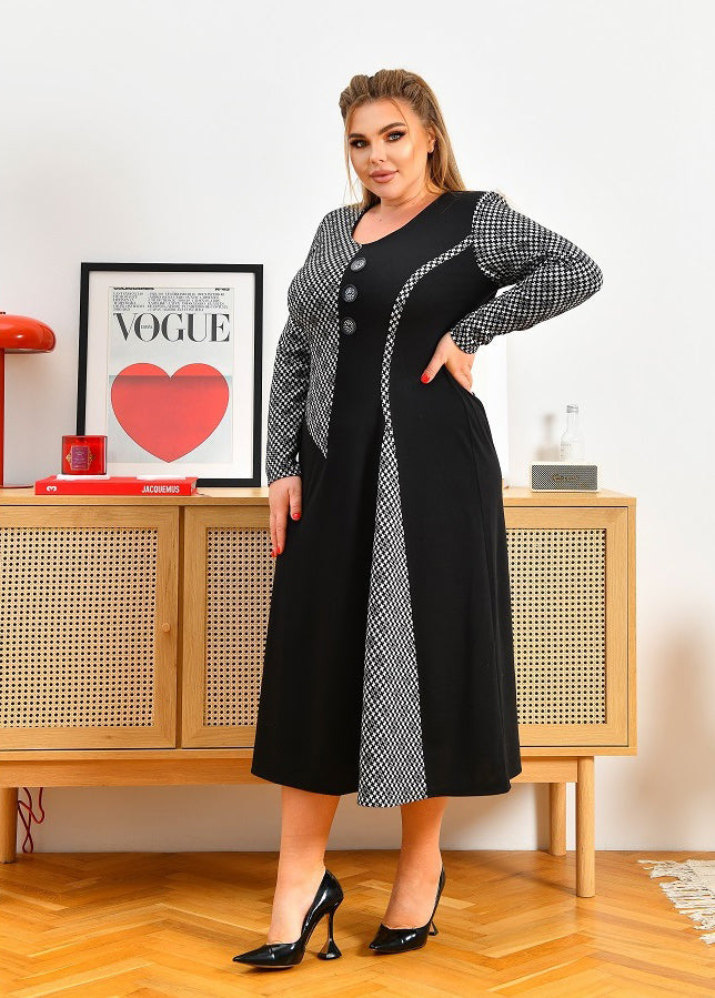 Kleid in Schwarz