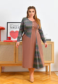 Kleid in Braun