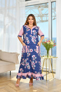 Maxikleid in Rosa