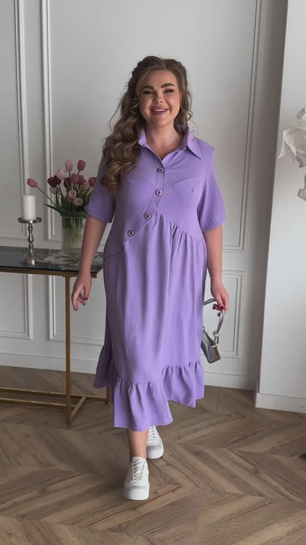 Sommerkleid in Lila locker