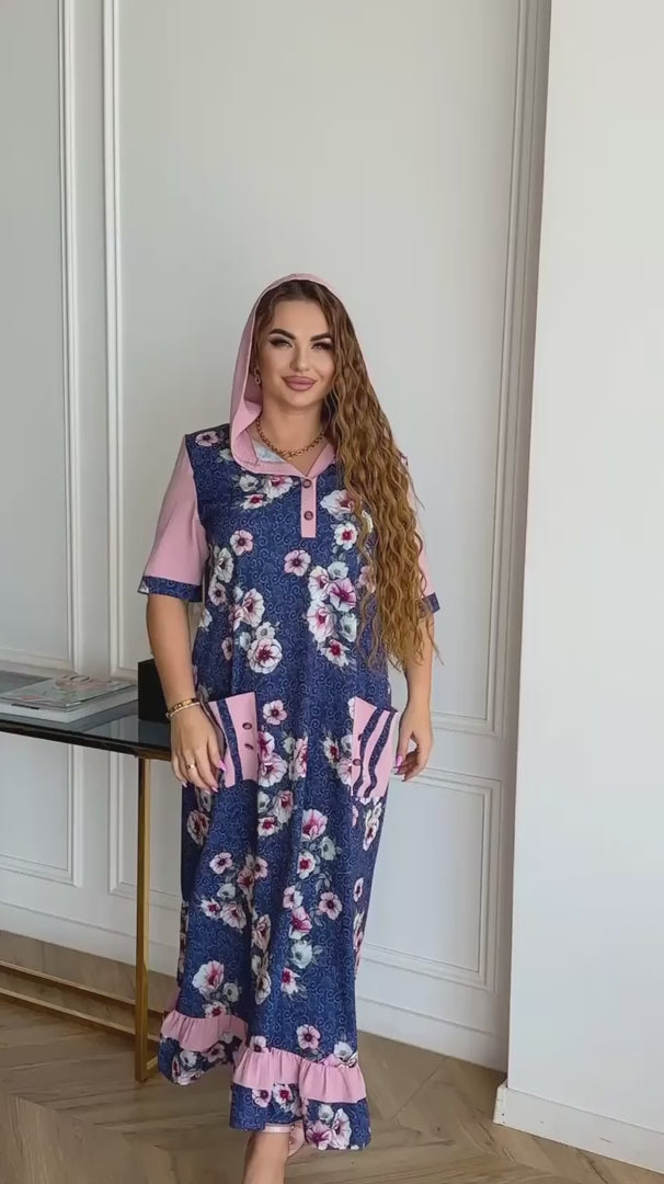 Maxikleid in Rosa