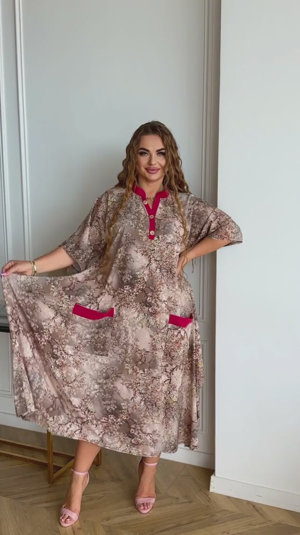 Sommerkleid in Braun