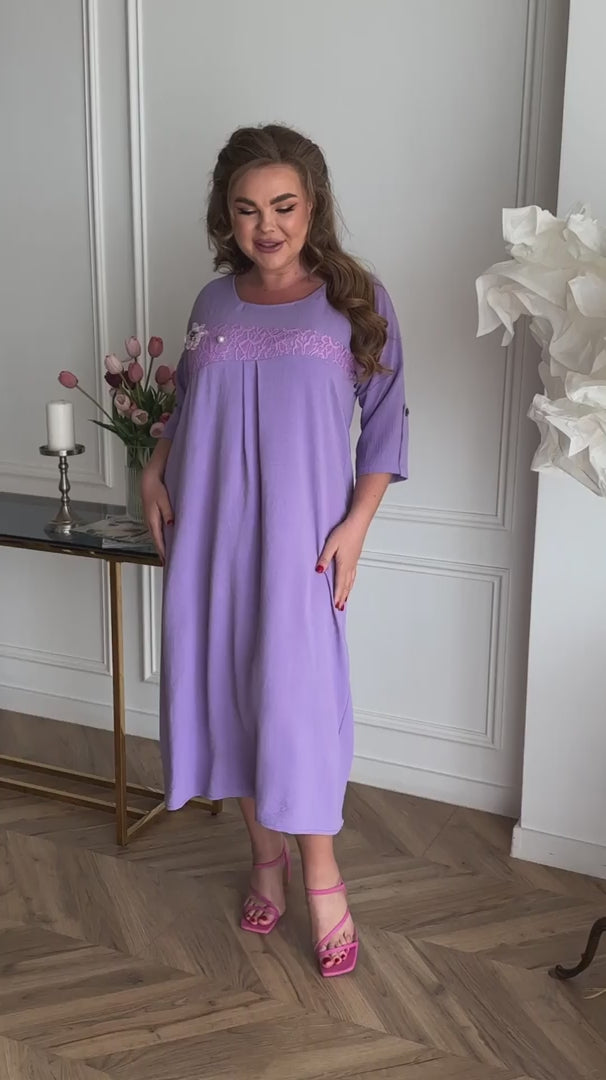 Abendkleid in Lila