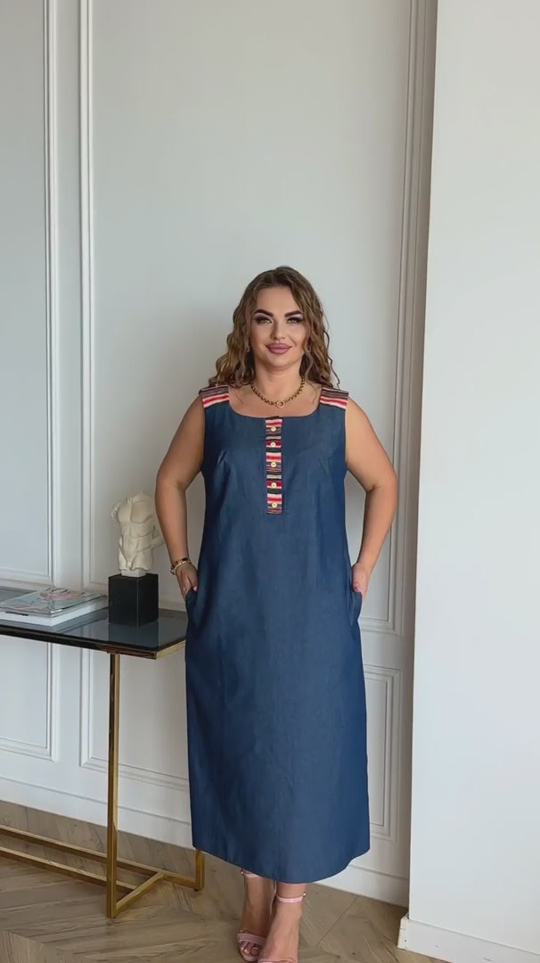 Sommerkleid in Blau