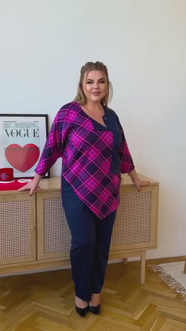 Zweiteiler in Rosa